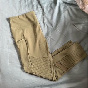 CVG Army Green Moto Leggings